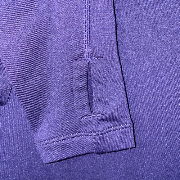 Purple Nike Pro Combat Dri Fit Pullover Sweater - Picture 3 of 7